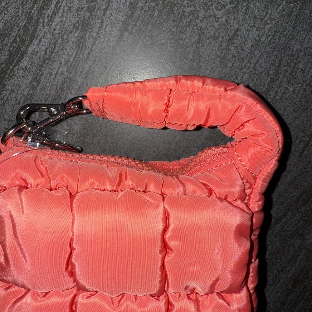 Free People Coral Quilted Micro Pouch - Picture 4 of 6